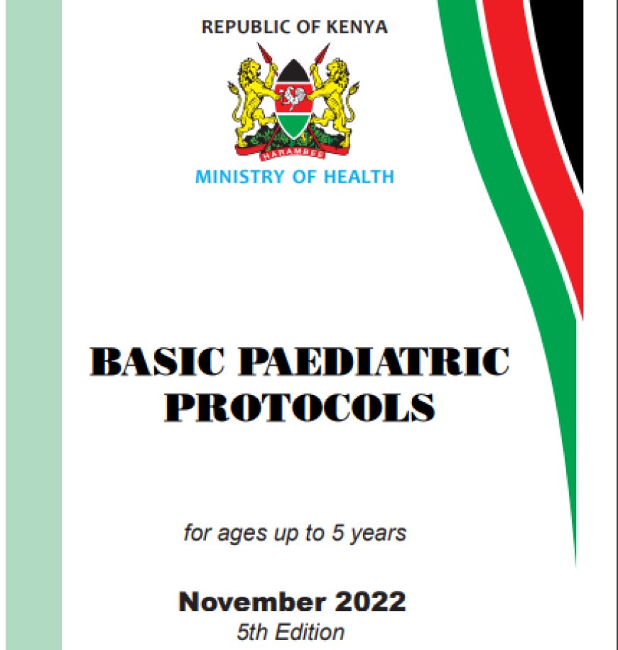 Basic paediatric protocol 5th edition(2022)