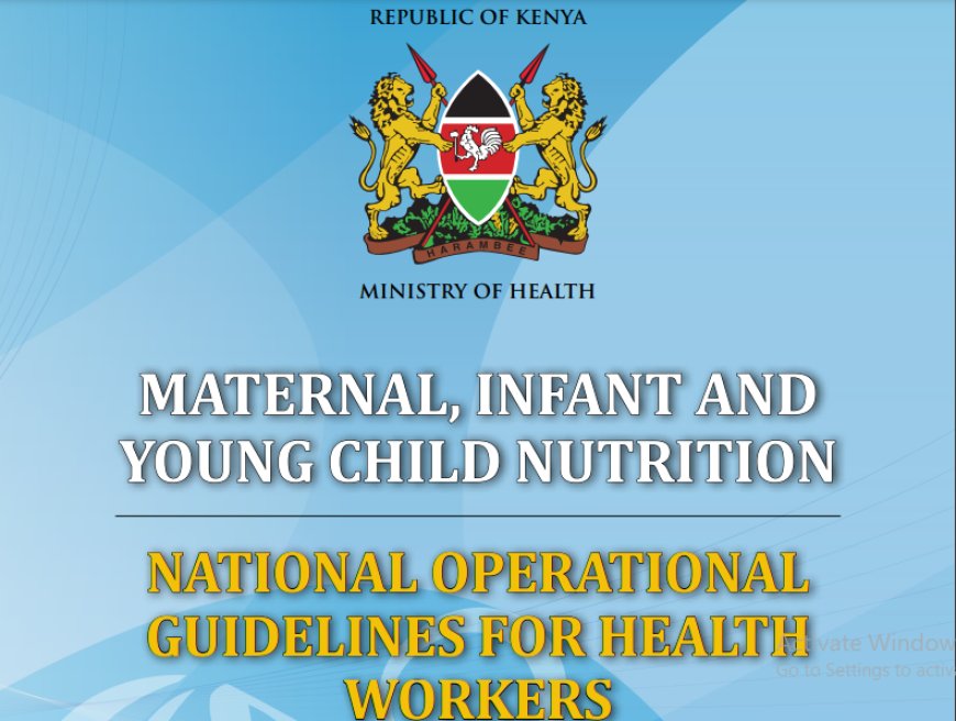 Maternal Infant and Young Child Nutrition